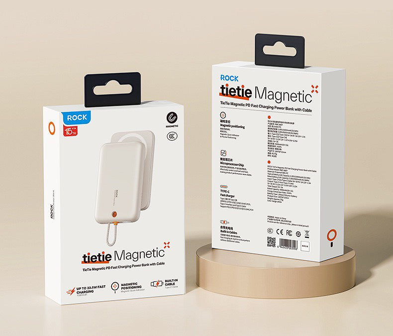 Rock Minimalist Powerbank With MagSafe 10000mAh (5-9 Working Days Delivery)