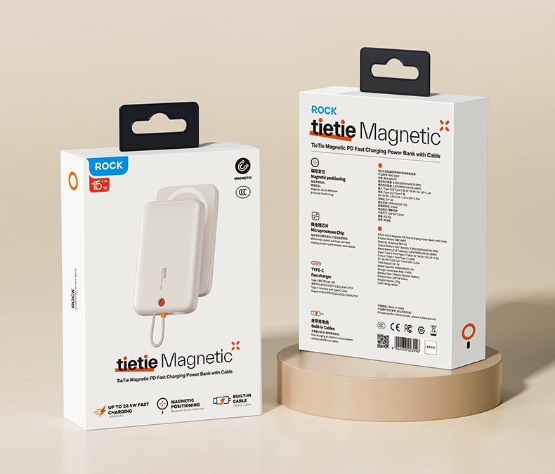 Rock Minimalist Powerbank With MagSafe 10000mAh (5-9 Working Days Delivery)