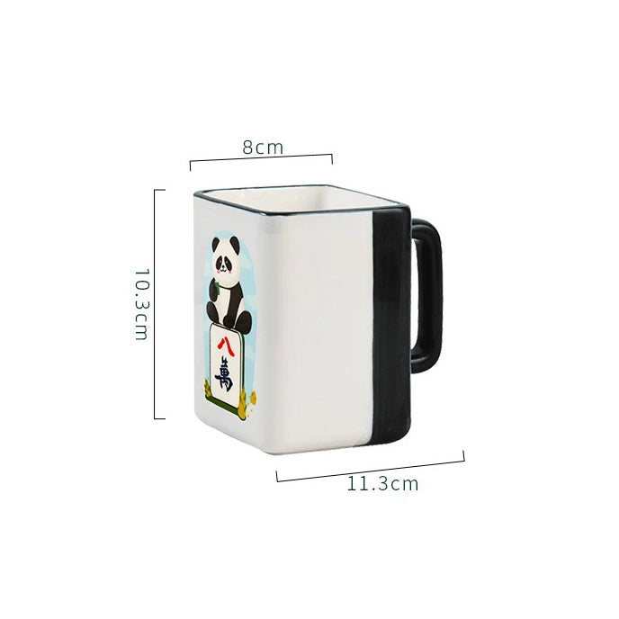 Panda Mahjong Ceramic Coffee Mug (5-9 Working Days Delivery)