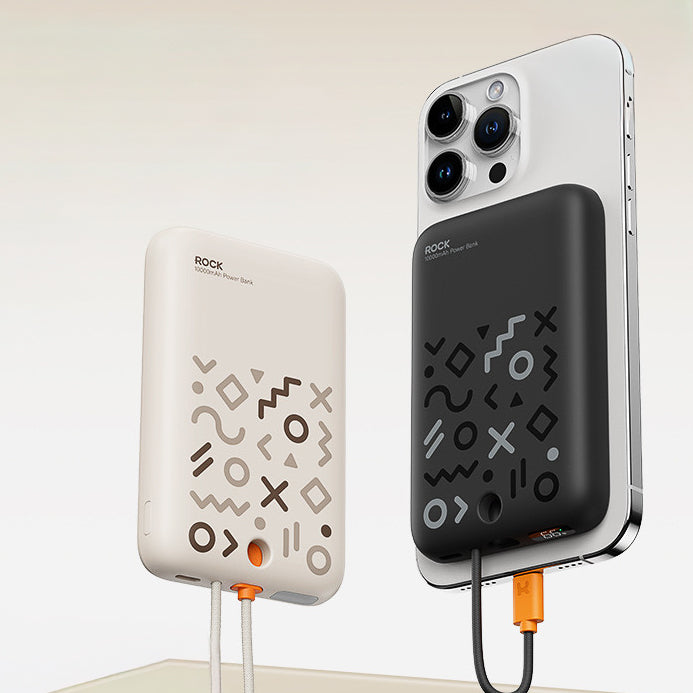 Rock Minimalist Powerbank With MagSafe 10000mAh (5-9 Working Days Delivery)