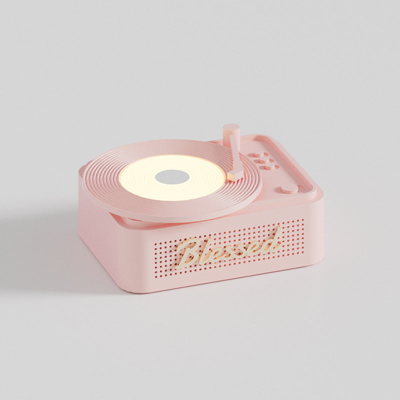 Modern Minimal Vinyl Player Bluetooth Speaker (5-9 Working Days Delivery)