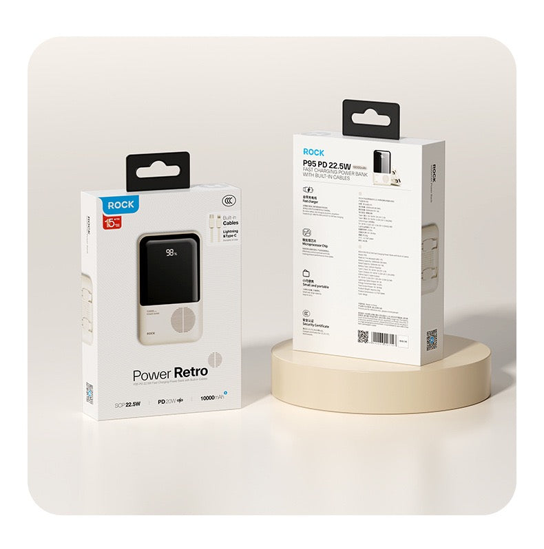 Rock P95 Fast Charging Powerbank 20000mAh (5-9 Working Days Delivery)