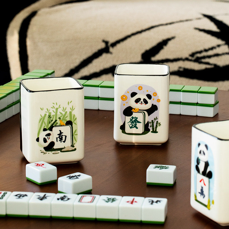 Panda Mahjong Ceramic Coffee Mug (5-9 Working Days Delivery)