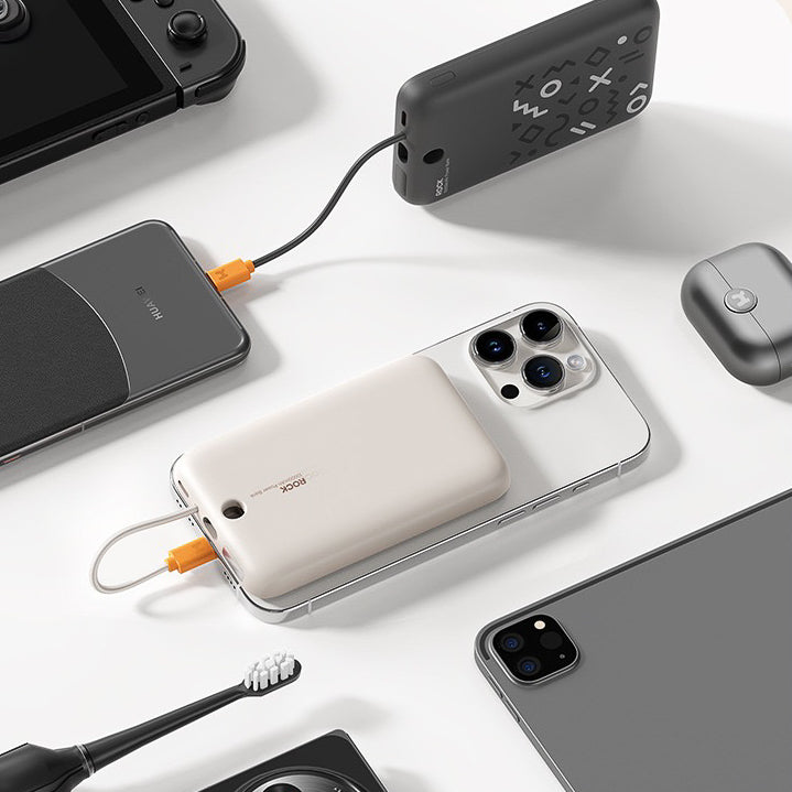 Rock Minimalist Powerbank With MagSafe 10000mAh (5-9 Working Days Delivery)