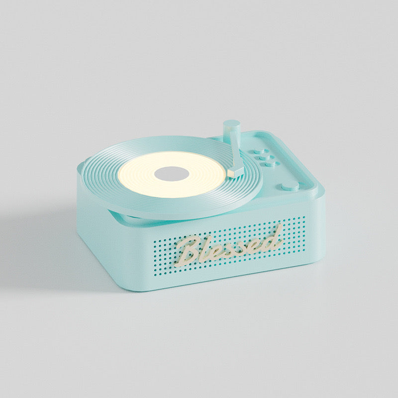 Modern Minimal Vinyl Player Bluetooth Speaker (5-9 Working Days Delivery)