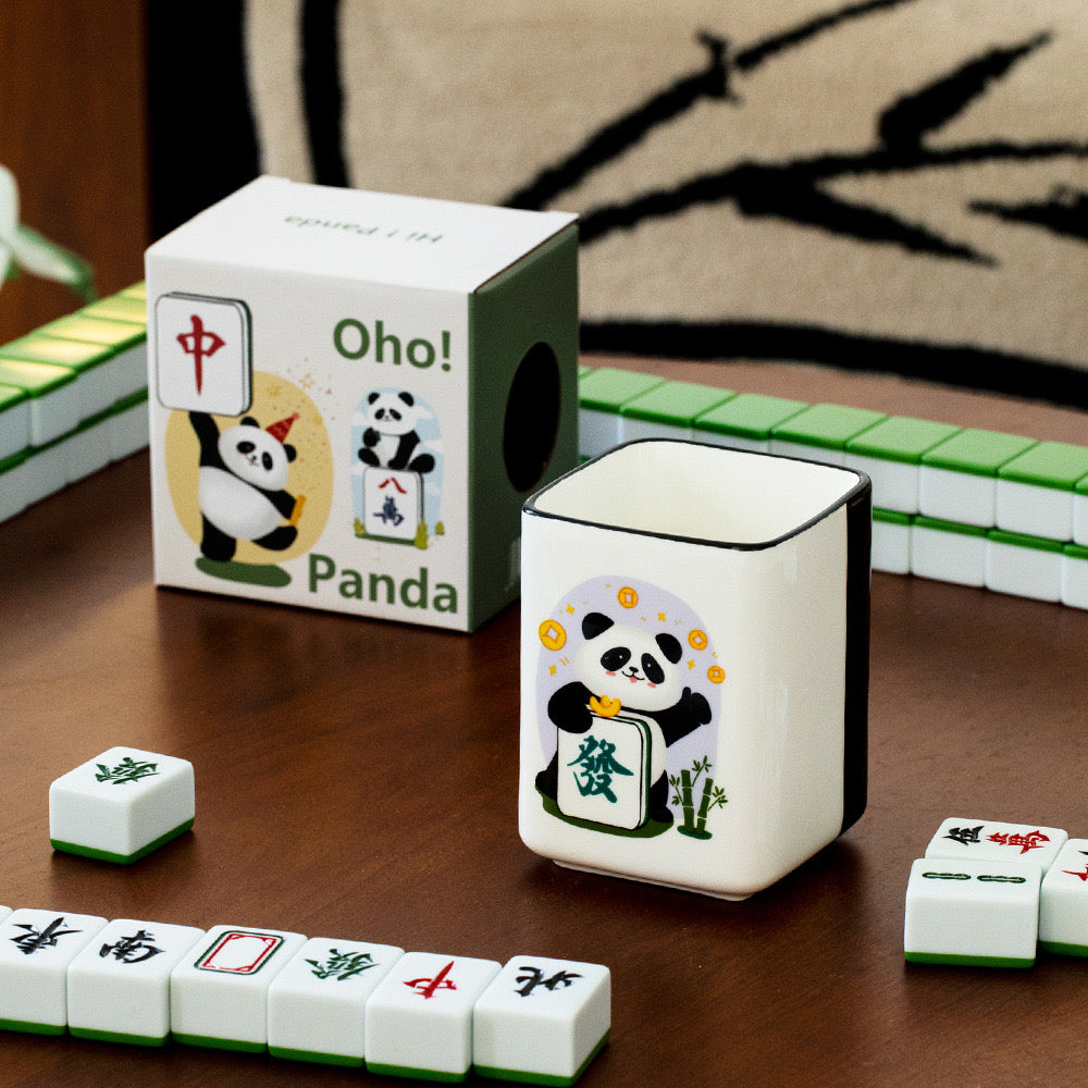 Panda Mahjong Ceramic Coffee Mug (5-9 Working Days Delivery)