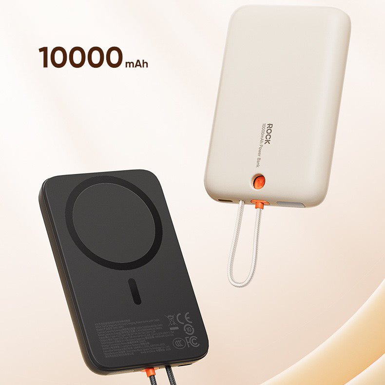 Rock Minimalist Powerbank With MagSafe 10000mAh (5-9 Working Days Delivery)