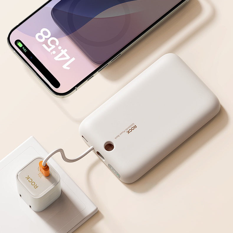 Rock Minimalist Powerbank With MagSafe 10000mAh (5-9 Working Days Delivery)