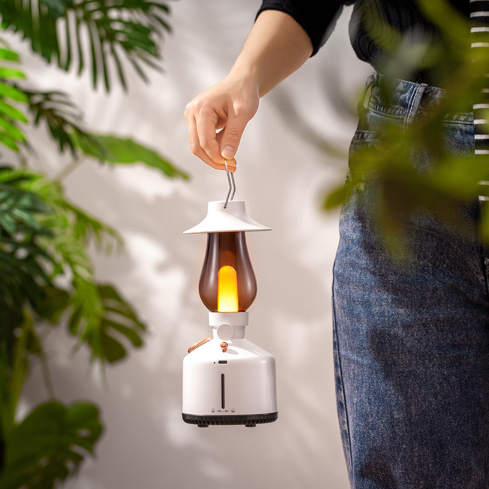 Retro Gas Light 2 in 1 Bluetooth Speaker + LED Night Lamp (5-9 WORKING DAYS DELIVERY)