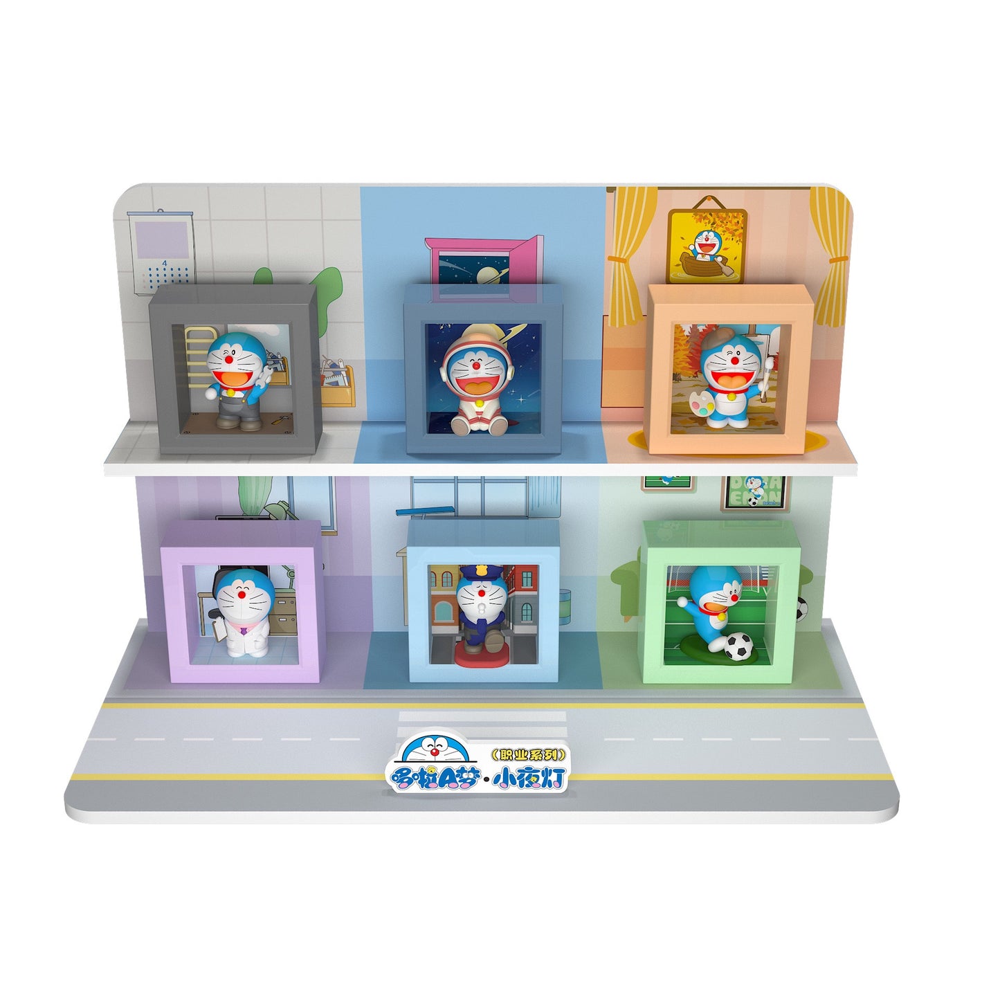 << READY STOCK >> Doraemon Framed Figurine Night Lamp