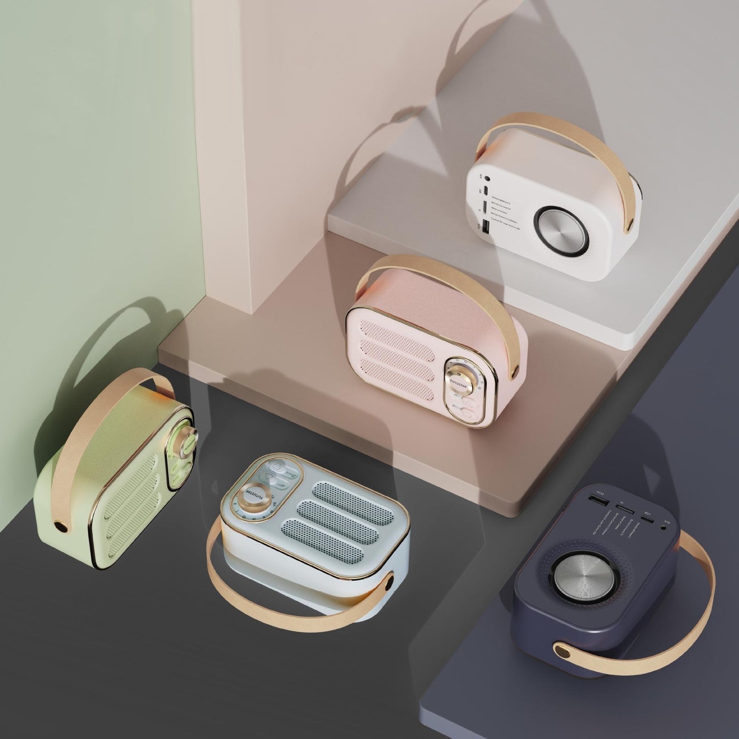 << READY STOCK >> DW13 Vintage Bluetooth Speaker