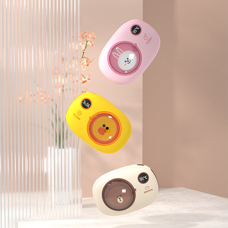 << READY STOCK >> LINE FRIENDS Space Pod Powerbank + Handwarmer