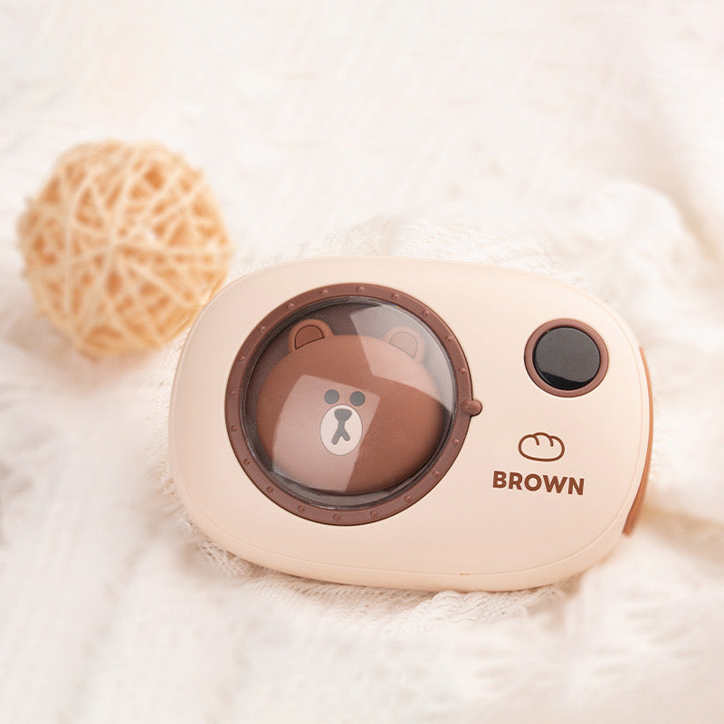 << READY STOCK >> LINE FRIENDS Space Pod Powerbank + Handwarmer