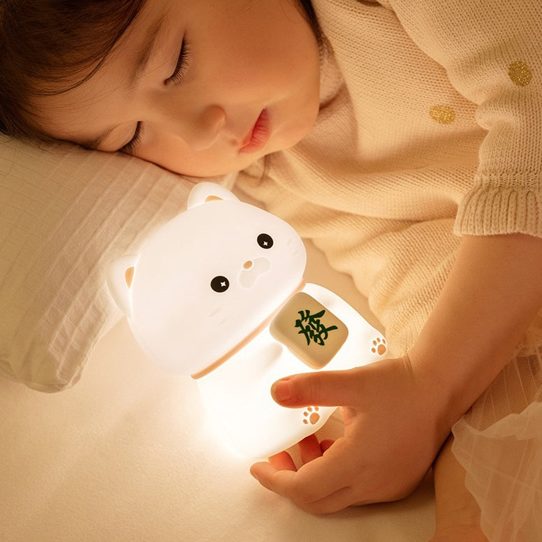 << READY STOCK >> Chubby Prosperity Cat LED Night Lamp