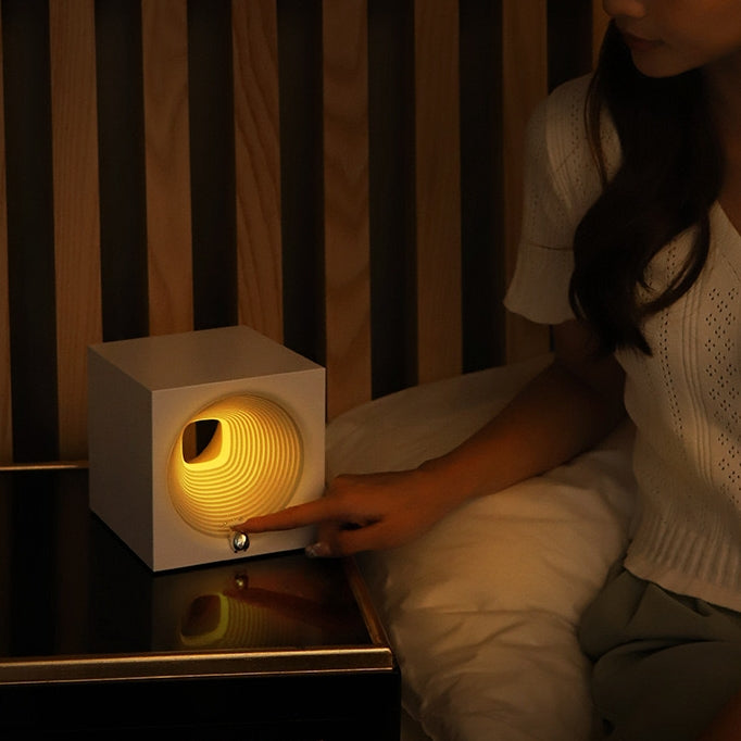 << READY STOCK >> Elegant Time Machine Bluetooth Speaker + Night Lamp