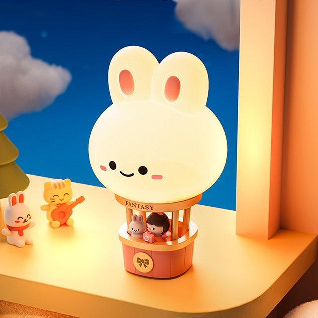 << READY STOCK >> Hot Air Balloon With Cute Animals LED Night Lamp