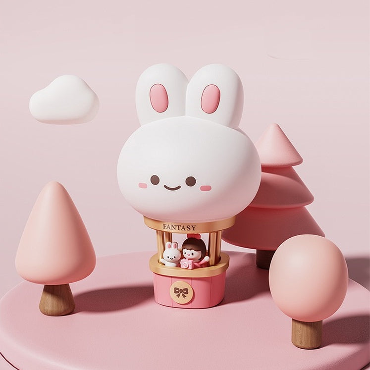 << READY STOCK >> Hot Air Balloon With Cute Animals LED Night Lamp
