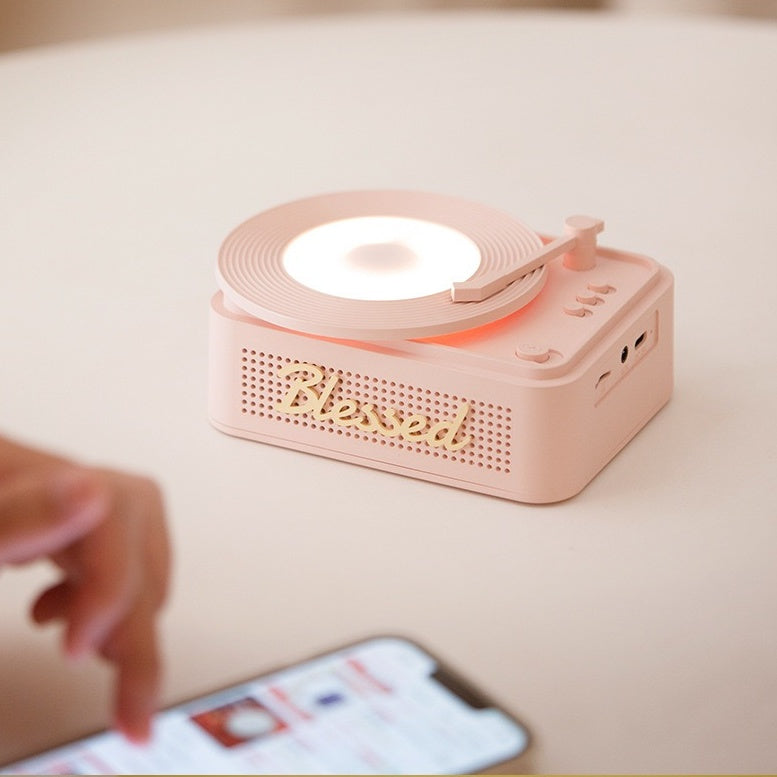 Modern Minimal Vinyl Player Bluetooth Speaker (5-9 Working Days Delivery)