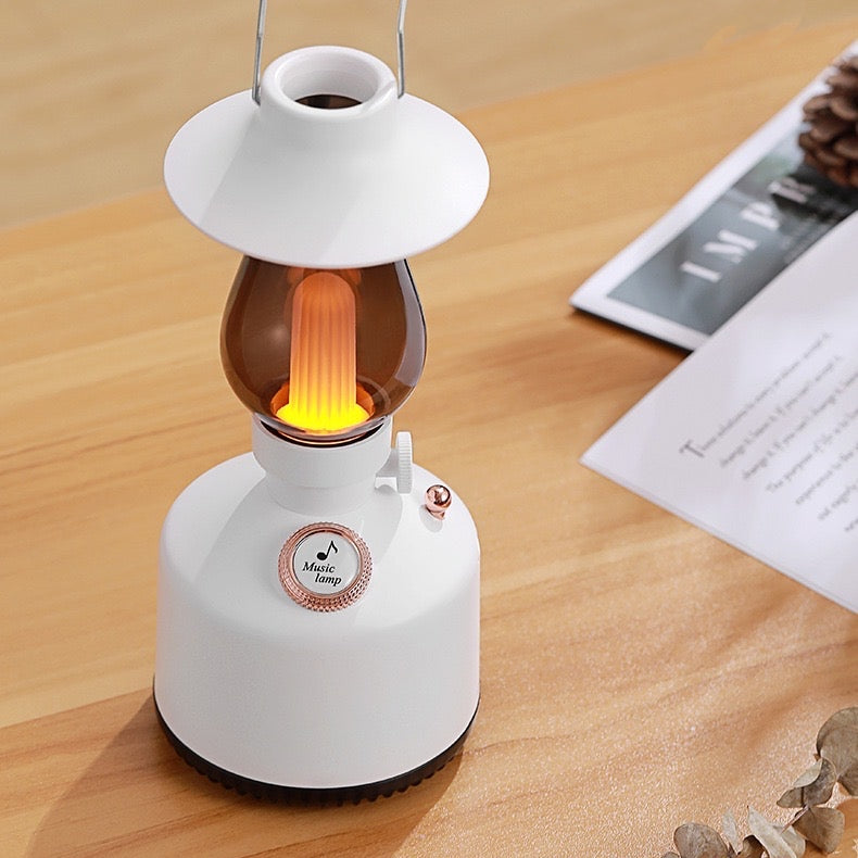Retro Gas Light 2 in 1 Bluetooth Speaker + LED Night Lamp (5-9 WORKING DAYS DELIVERY)