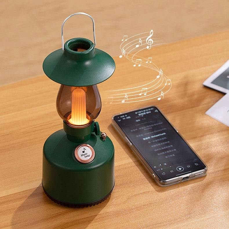 Retro Gas Light 2 in 1 Bluetooth Speaker + LED Night Lamp (5-9 WORKING DAYS DELIVERY)
