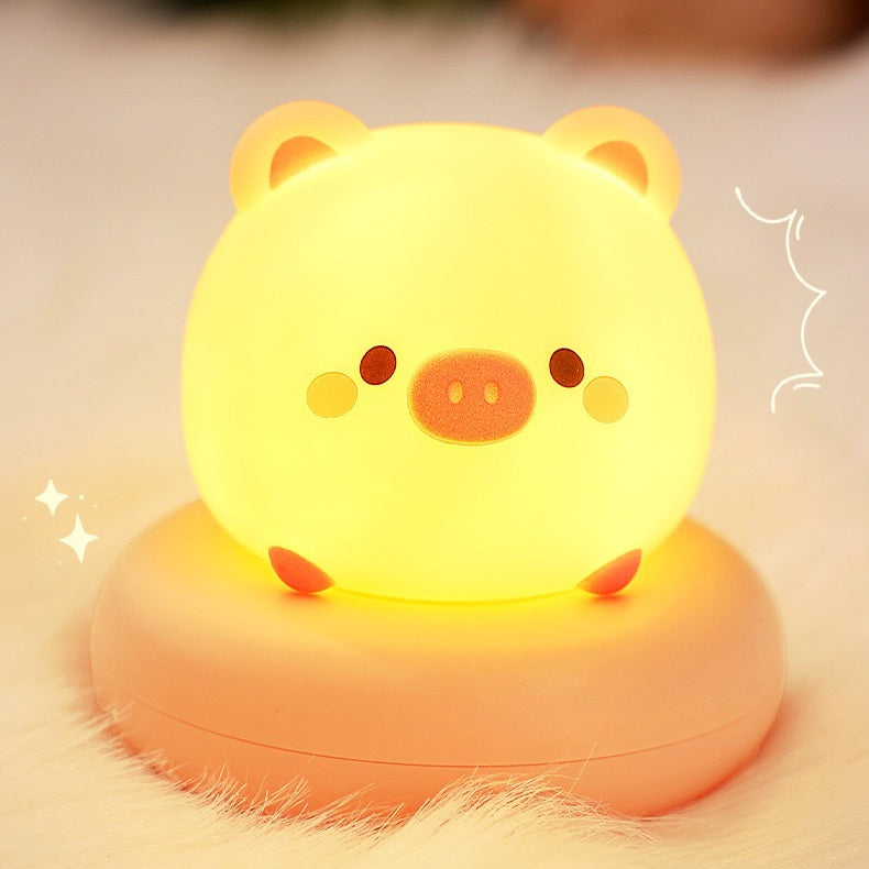 Cute Animal 2 Mini LED Night Lamp (5-9 Working Days Delivery)