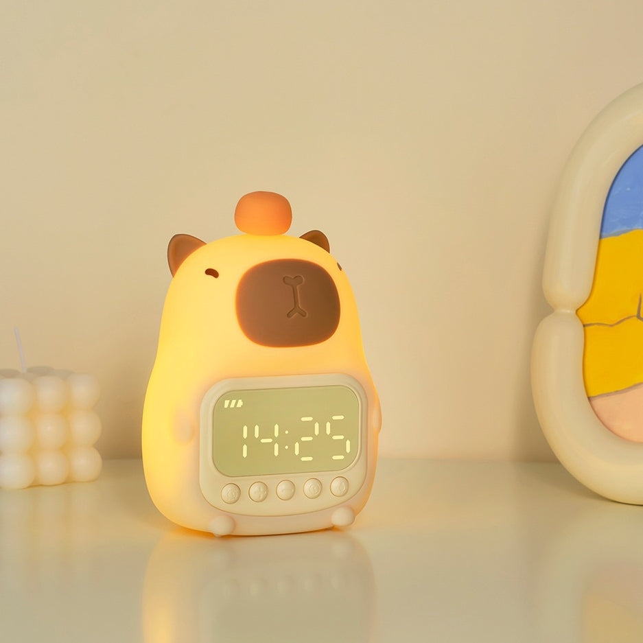 Capybara LED Night Lamp + Alarm Clock (5-9 Working Days Delivery)