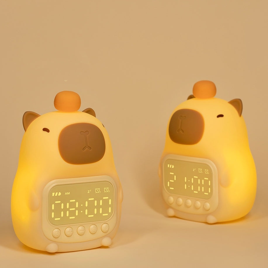 Capybara LED Night Lamp + Alarm Clock (5-9 Working Days Delivery)