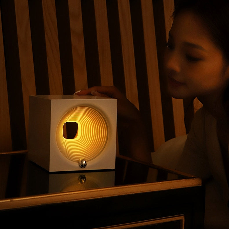 << READY STOCK >> Elegant Time Machine Bluetooth Speaker + Night Lamp