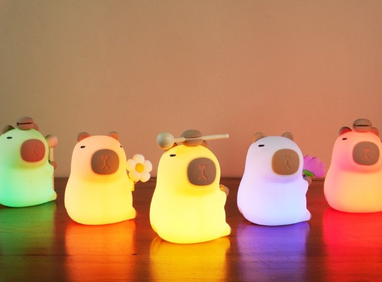 Flower Capybara LED Night Lamp (5-9 Working Days Delivery)