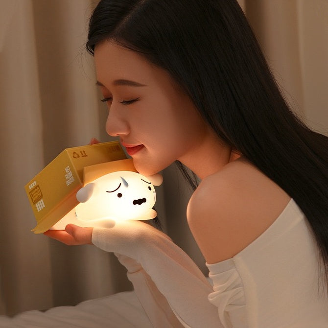 << READY STOCK >> Shin-Chan & Shiro LED Night Lamp