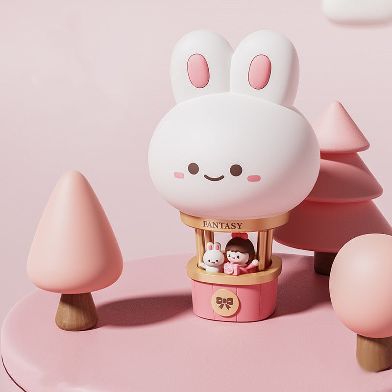<< READY STOCK >> Hot Air Balloon With Cute Animals LED Night Lamp
