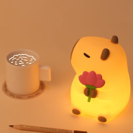 Flower Capybara LED Night Lamp (5-9 Working Days Delivery)