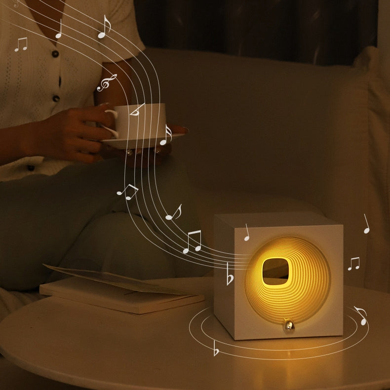 << READY STOCK >> Elegant Time Machine Bluetooth Speaker + Night Lamp