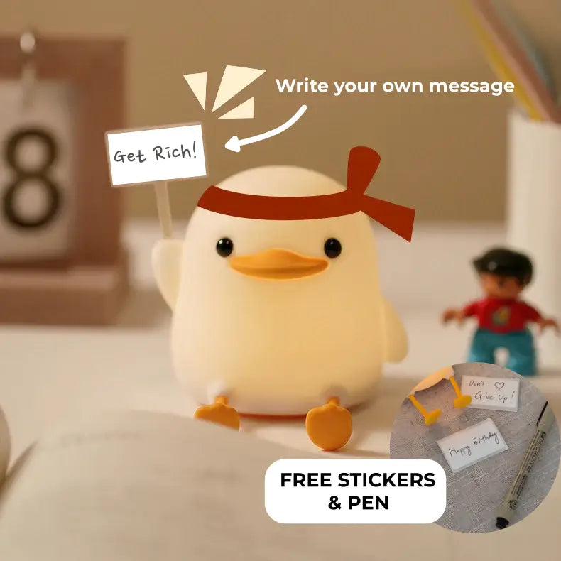 Genki Duck 2 LED Night Lamp (5-9 Working Days Delivery)