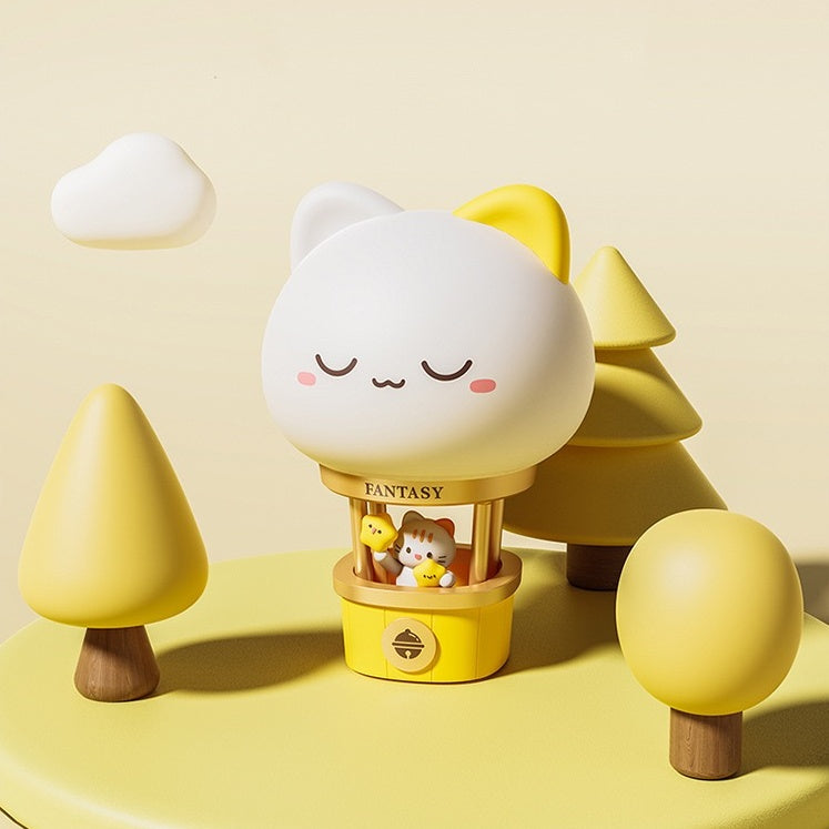 << READY STOCK >> Hot Air Balloon With Cute Animals LED Night Lamp
