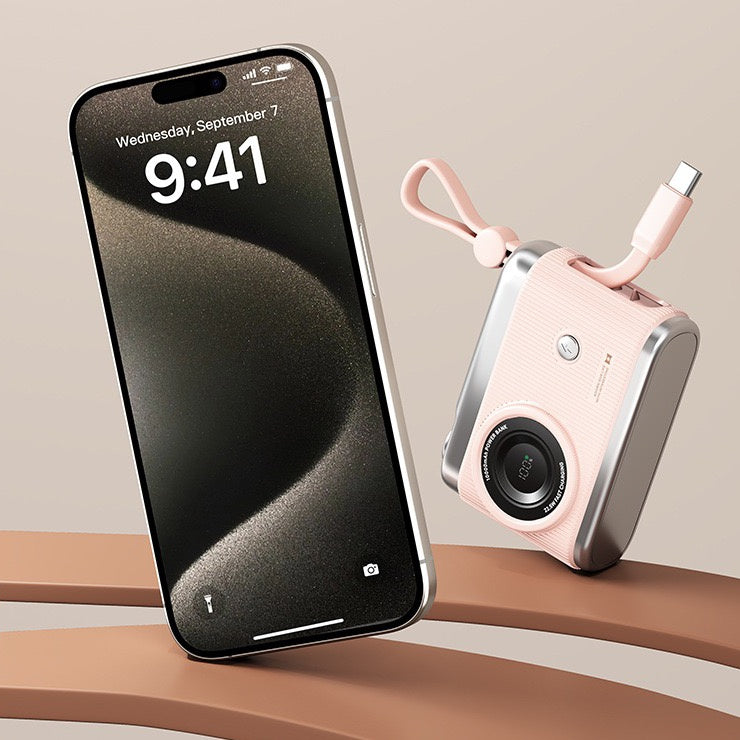 Classic Camera 2 in 1 Powerbank (5-9 Working Days Delivery)