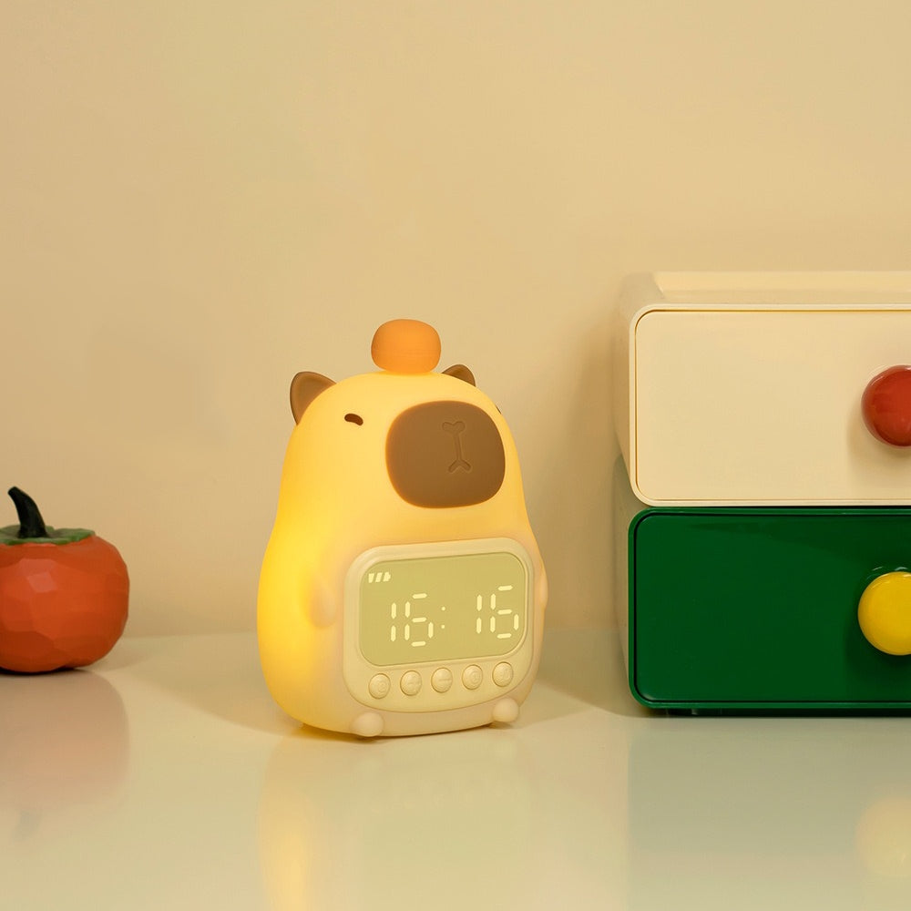 Capybara LED Night Lamp + Alarm Clock (5-9 Working Days Delivery)