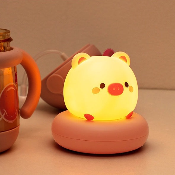 Cute Animal 2 Mini LED Night Lamp (5-9 Working Days Delivery)