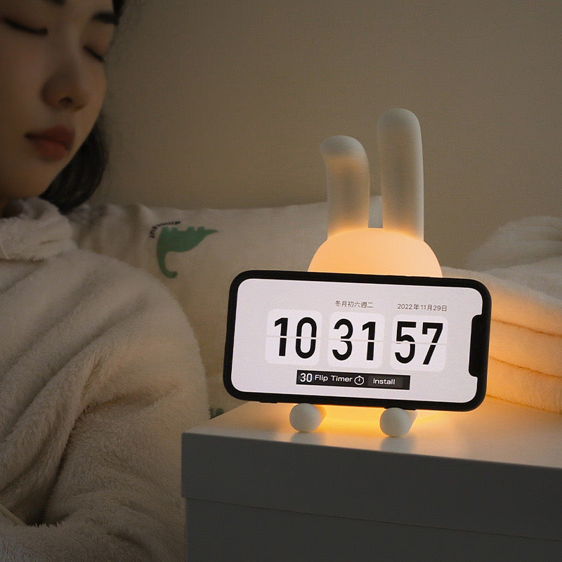 MUID Long Ear Cute Bunny LED Night Lamp (5-9 Working Days Delivery)