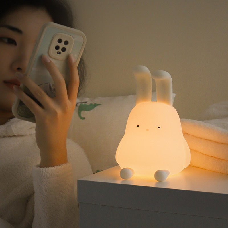 MUID Long Ear Cute Bunny LED Night Lamp (5-9 Working Days Delivery)