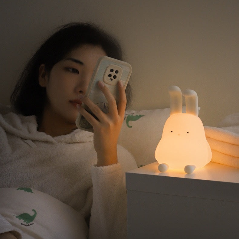 MUID Long Ear Cute Bunny LED Night Lamp (5-9 Working Days Delivery)