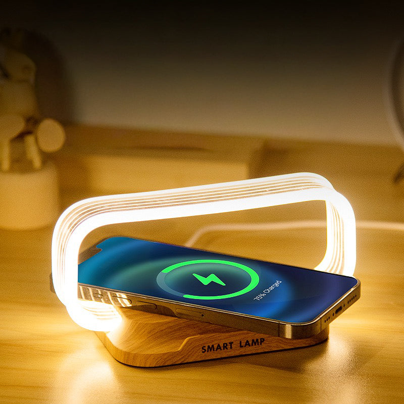 W06 Bedside Wireless 2 in 1 Charging Pad + LED Lamp (5 - 9 Working Days Delivery)