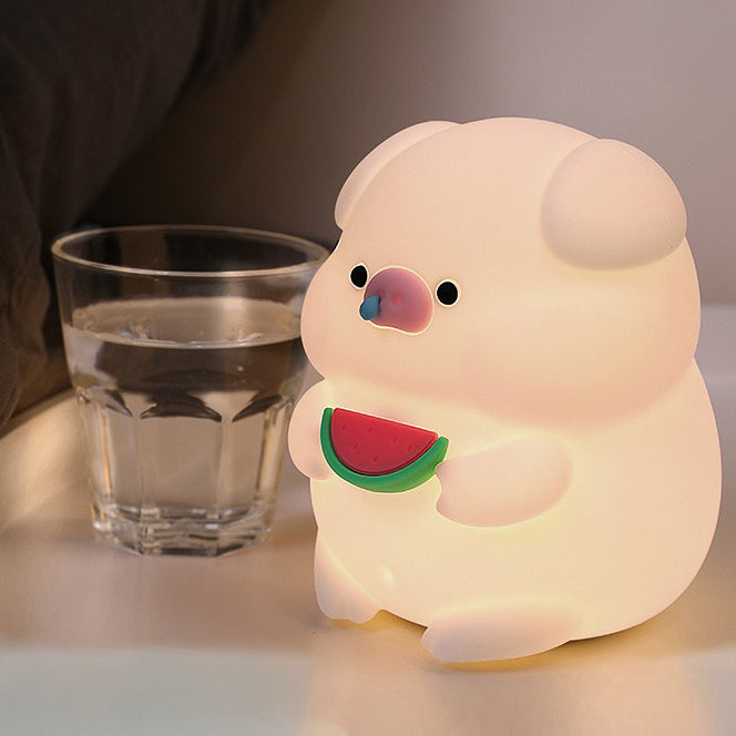 Foodie Pig Silicone LED Night Lamp (5-9 Working Days Delivery)