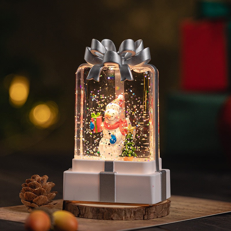 Christmas Gift Box Snow Dome + Night Lamp (5-9 Working Days Delivery)