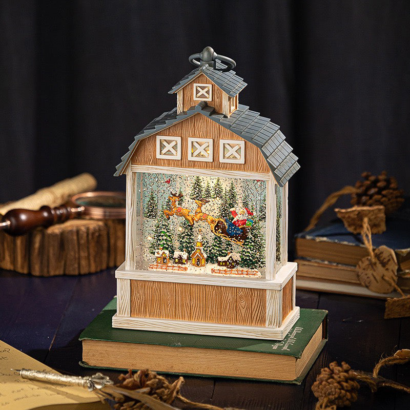 Farm House Snow Dome + Night Lamp (5-9 Working Days Delivery)