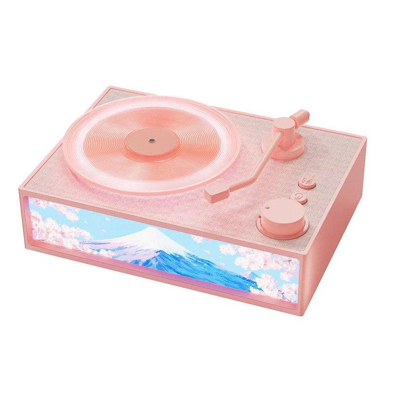 Modern Vinyl Bluetooth Speaker With Fragrance Diffuser (5-9 Working Days Delivery)