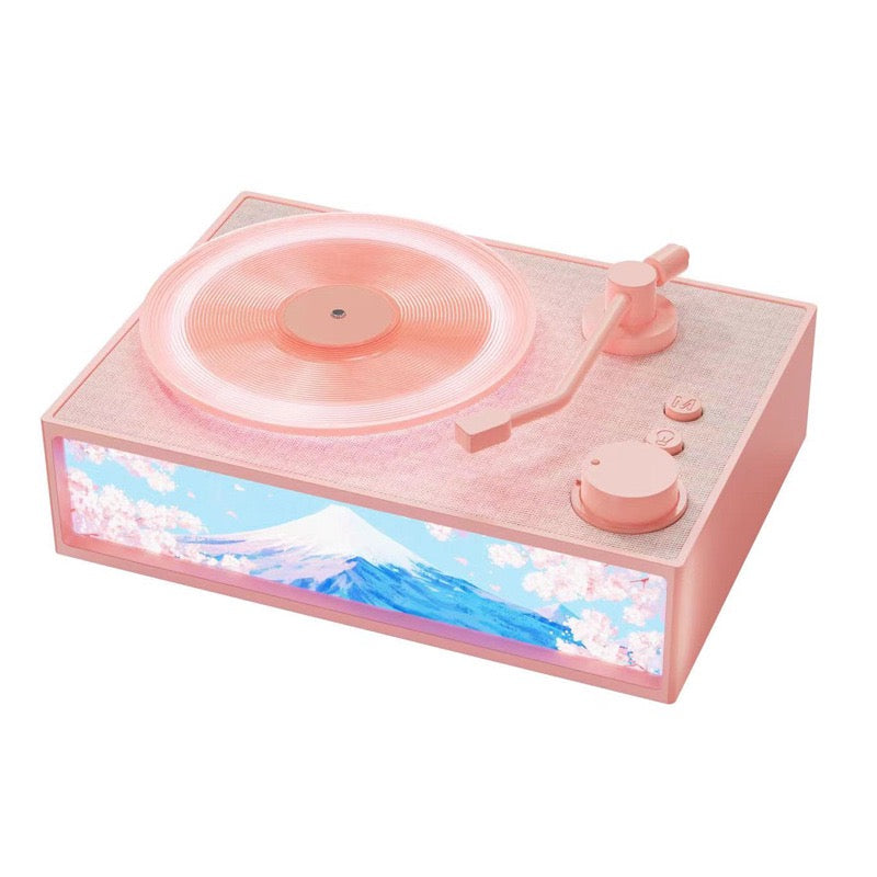 Modern Vinyl Bluetooth Speaker With Fragrance Diffuser (5-9 Working Days Delivery)