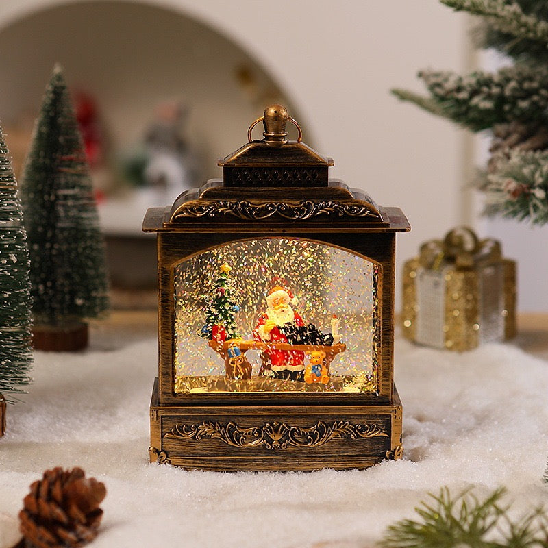 Christmas Chalet Snow Dome + Night Lamp (5-9 Working Days Delivery)