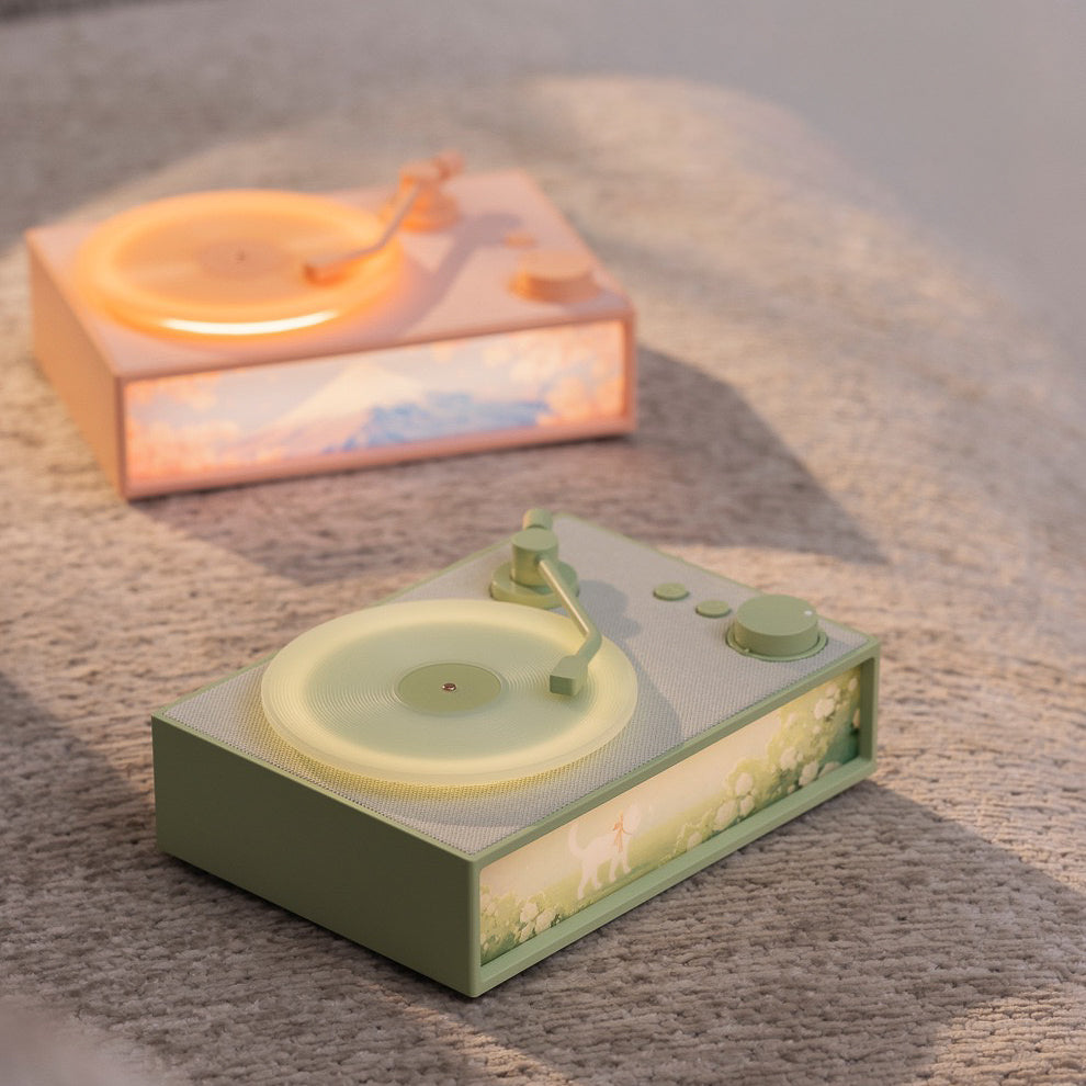 Modern Vinyl Bluetooth Speaker With Fragrance Diffuser (5-9 Working Days Delivery)