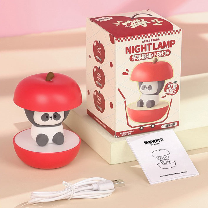 Apple Panda LED Night Lamp (5-9 Working Days Delivery)